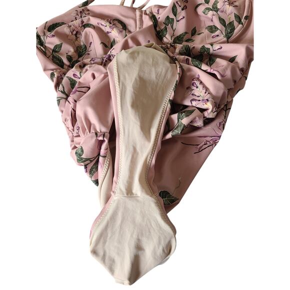 Agua by Agua Bendita Rabano Wisteria One-Piece Swimsuit Size Medium - Picture 7 of 7